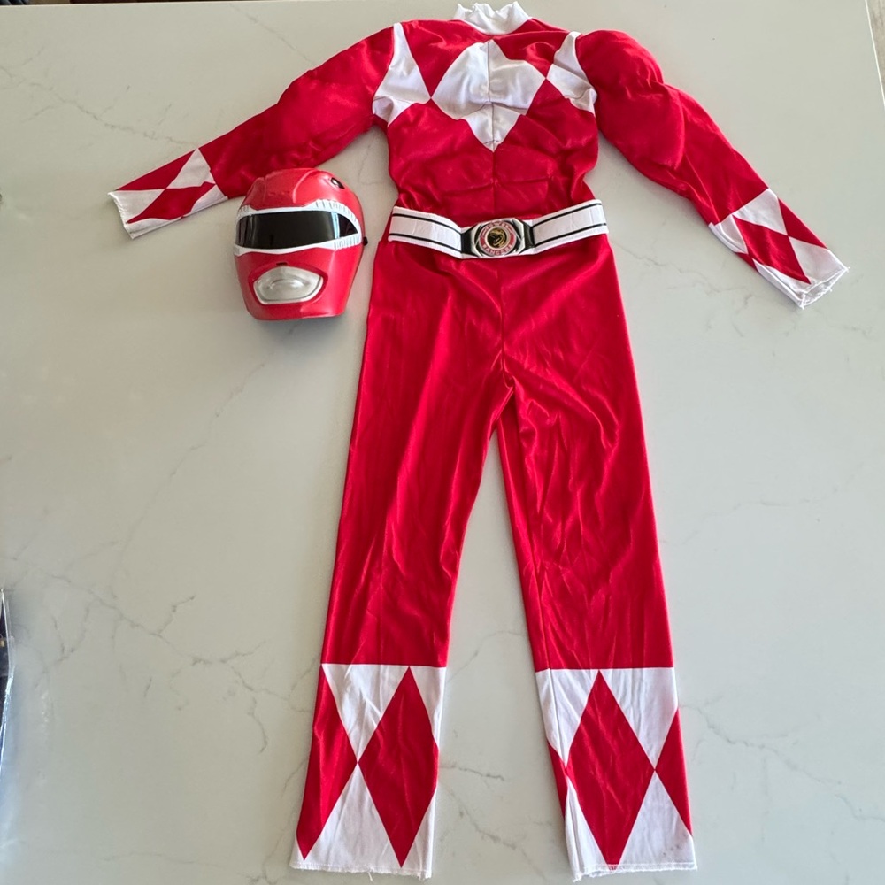 Power Rangers - Mighty Morphin Red Ranger Costume for Children - Picture 3 of 4